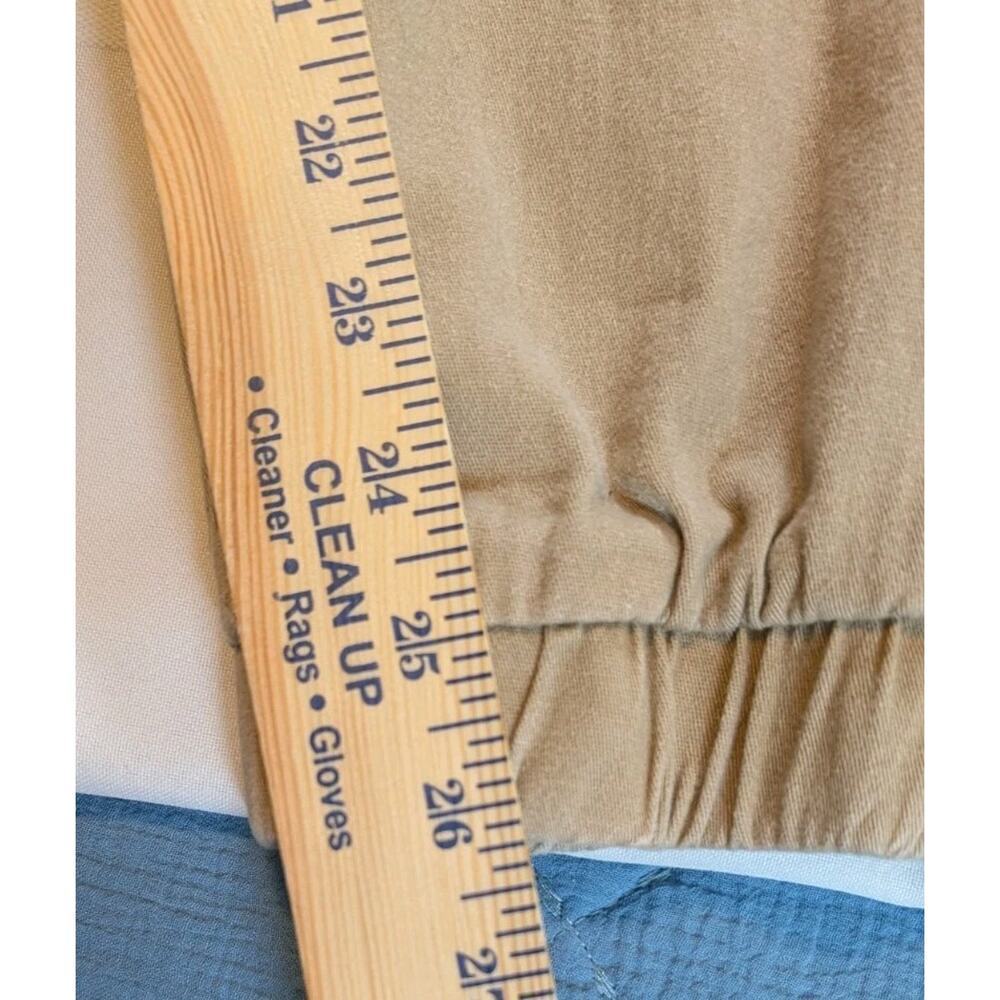 Ring Of Fire Tan Twill Moto Joggers Unisex Size XL Pull-on Trippin Graphic - Picture 7 of 9